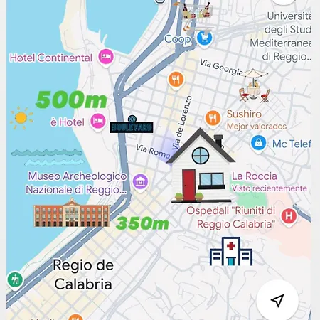 La Roccia Pensión Reggio Calabria